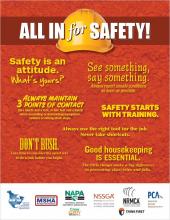 All In For Safety poster